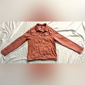 Coco+Carmen Women's Pink Cotton Blend Jacket Size S/M